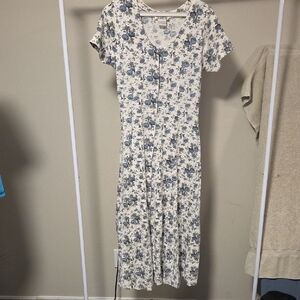 2 DYE 4 Floral Button-Down Dress Size M